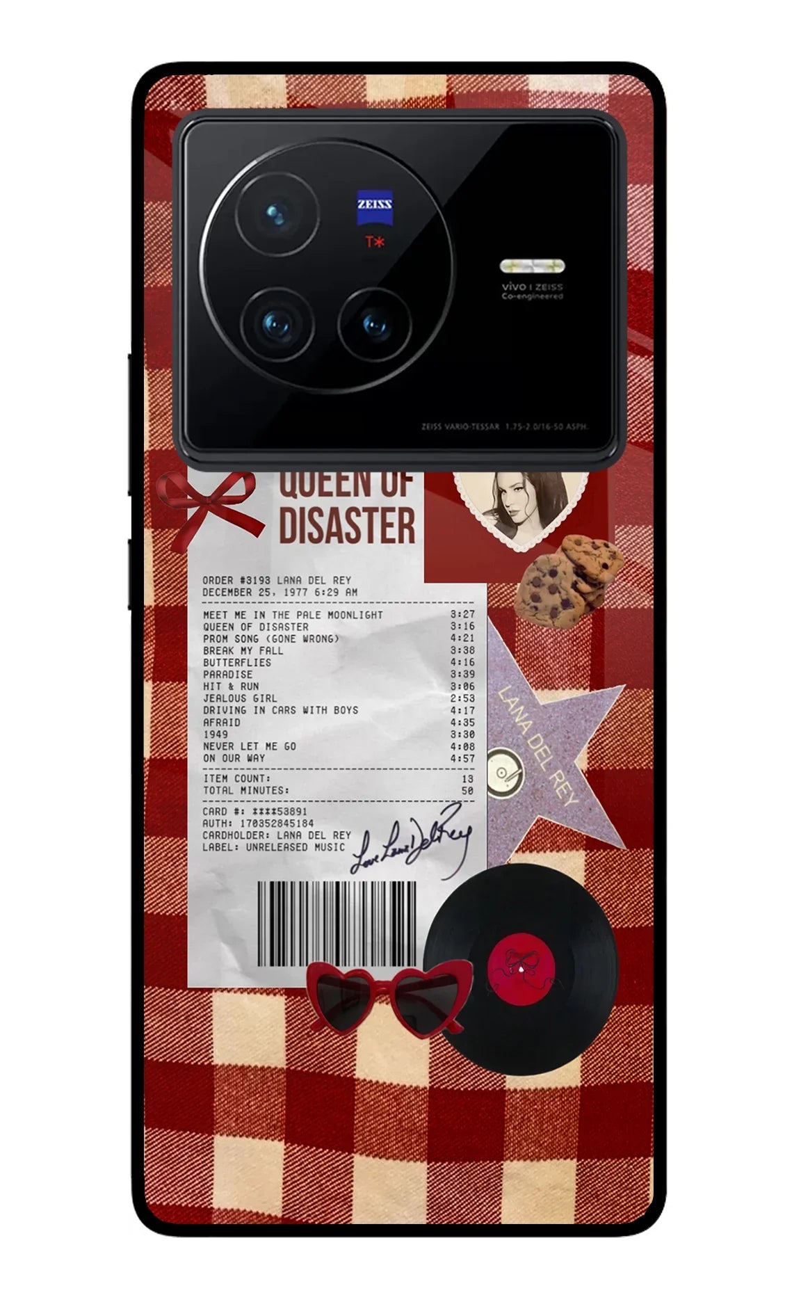 Queen of Disaster Vivo X80 Glass Case