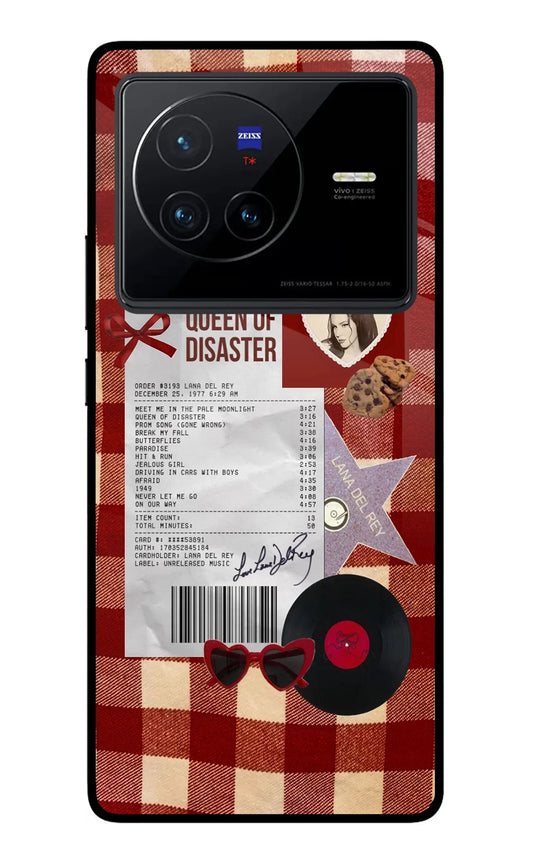 Queen of Disaster Vivo X80 Glass Case