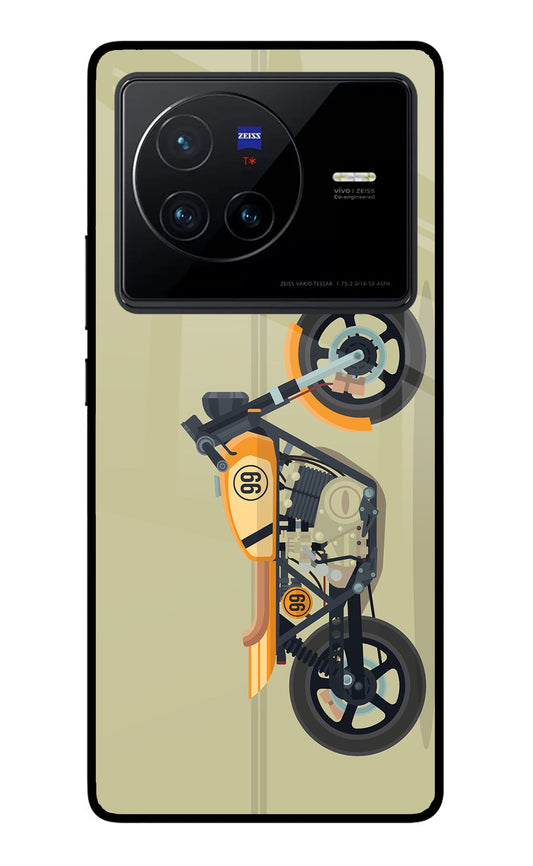Vertical Speedster Vivo X80 Back Cover