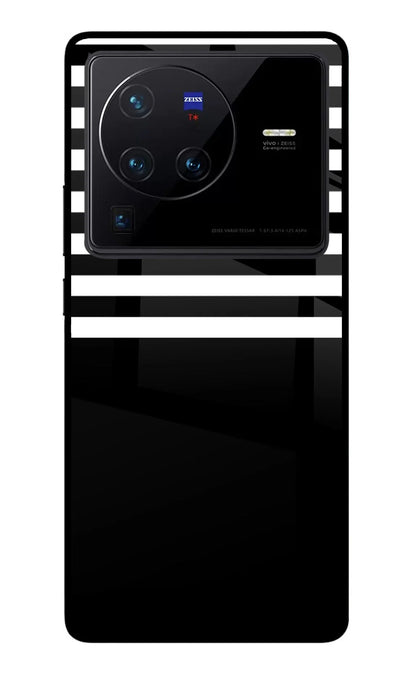 Black and White Print Vivo X80 Pro Back Cover