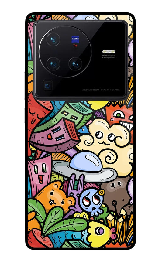 Veggie Doodle Vivo X80 Pro Back Cover