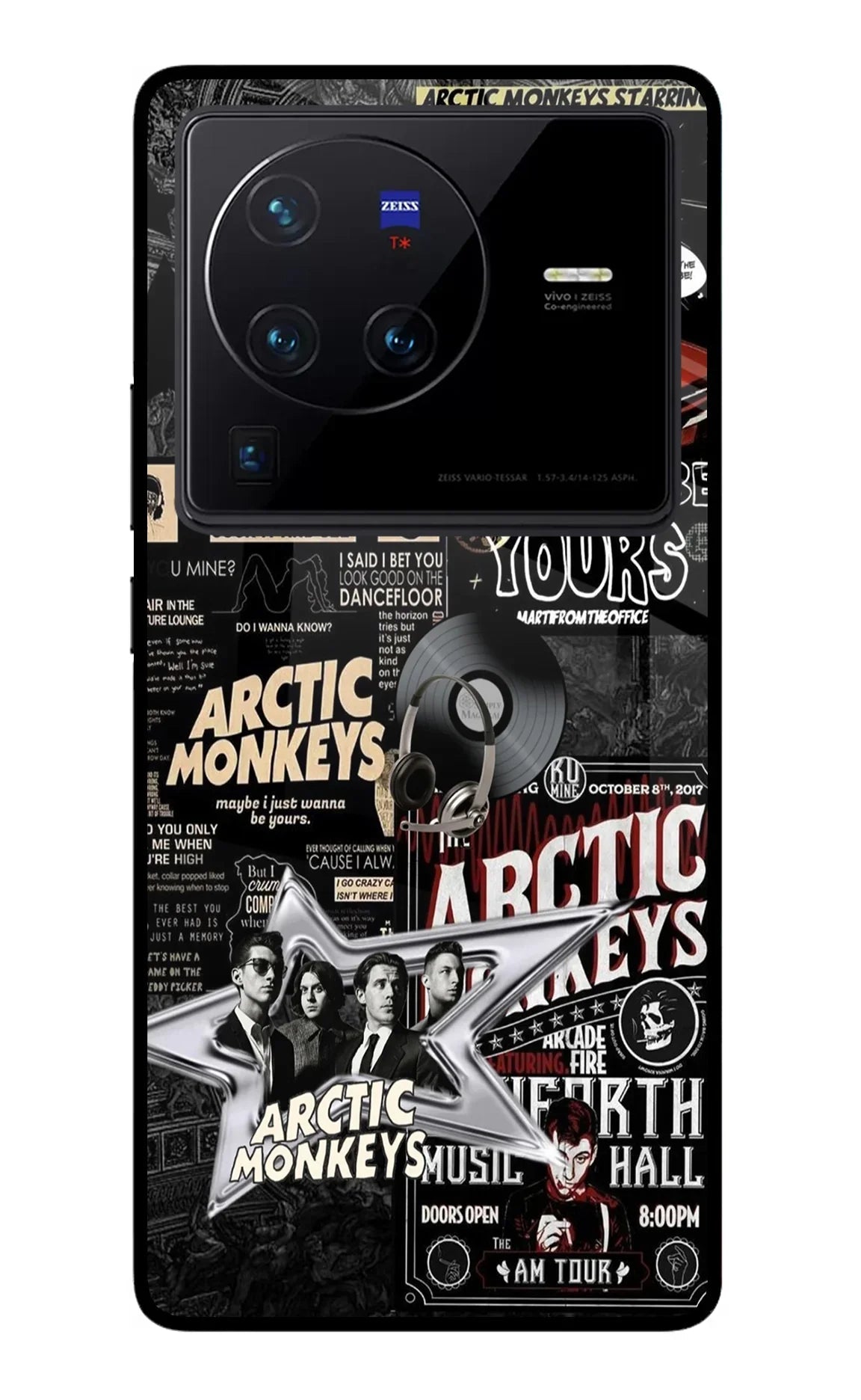 Arctic Monkeys Vivo X80 Pro Glass Case