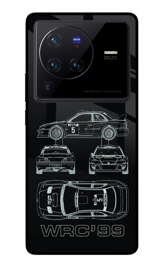 WRC'99 Vivo X80 Pro Glass Case