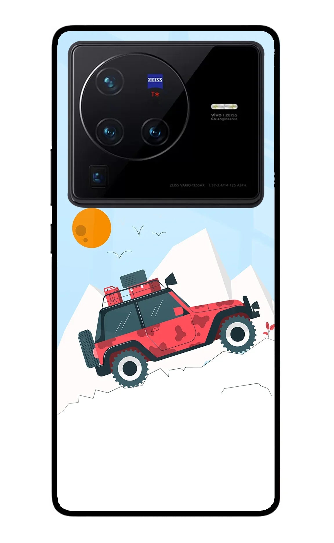 Mountain Trail Beast Vivo X80 Pro Glass Case