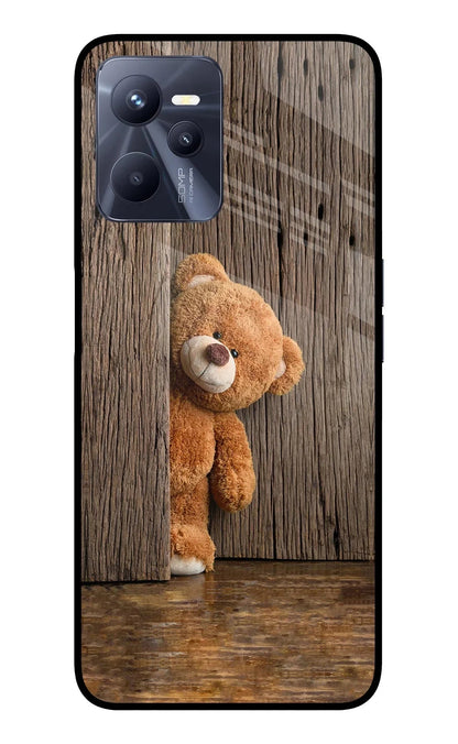 Teddy Wooden Realme C35 Back Cover