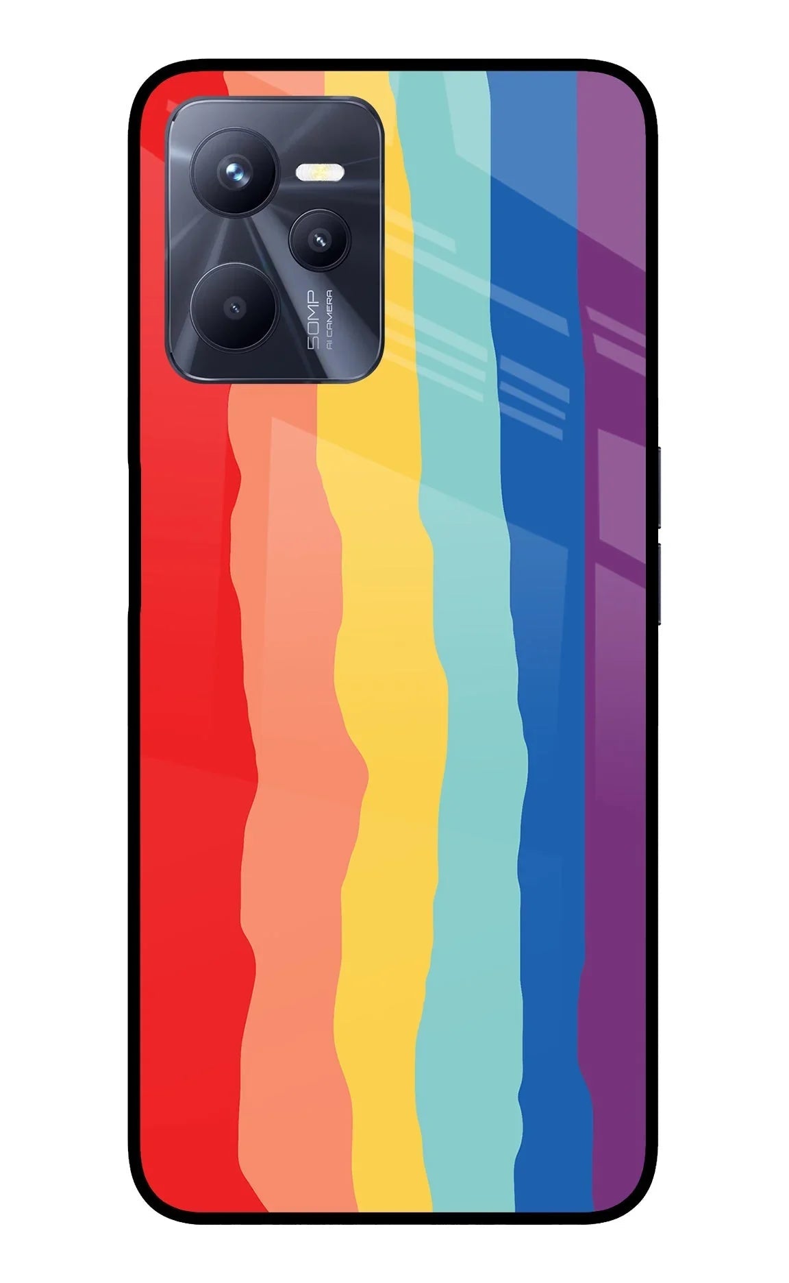 Rainbow Realme C35 Back Cover