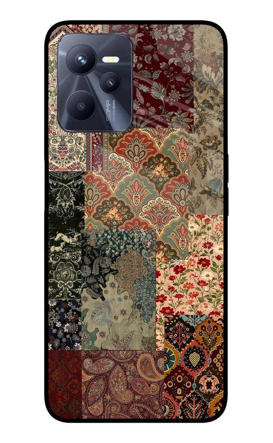 Desi Print Realme C35 Glass Case