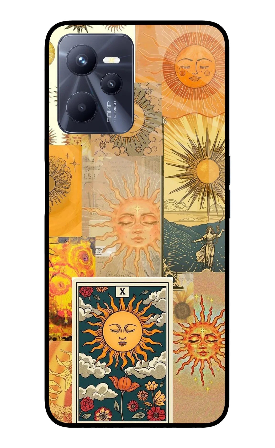 Sun Realme C35 Glass Case