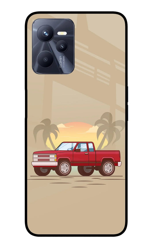 Desert Classic Drive Realme C35 Glass Case
