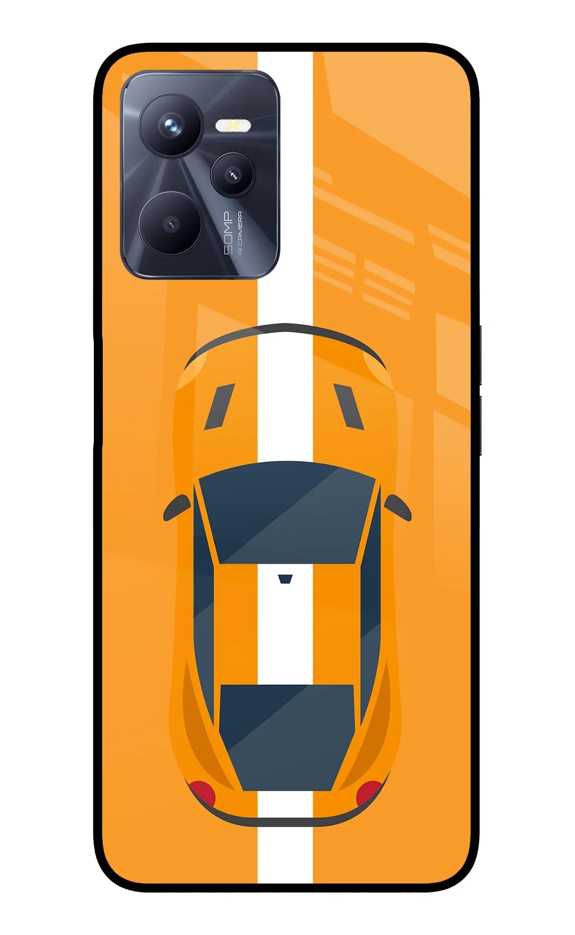 Highway Pursuit Realme C35 Glass Case