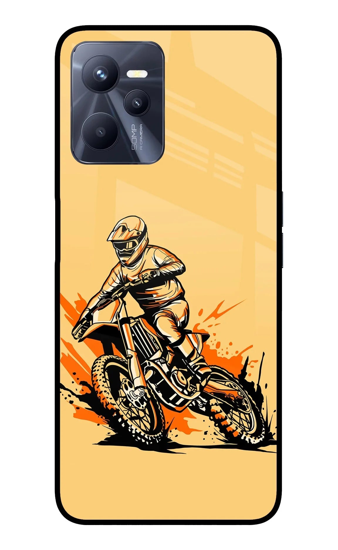 Off-Road Fury Realme C35 Glass Case