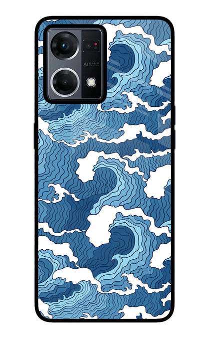 Blue Waves Oppo F21 Pro 4G Back Cover