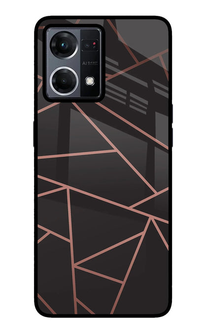 Geometric Pattern Oppo F21 Pro 4G Back Cover