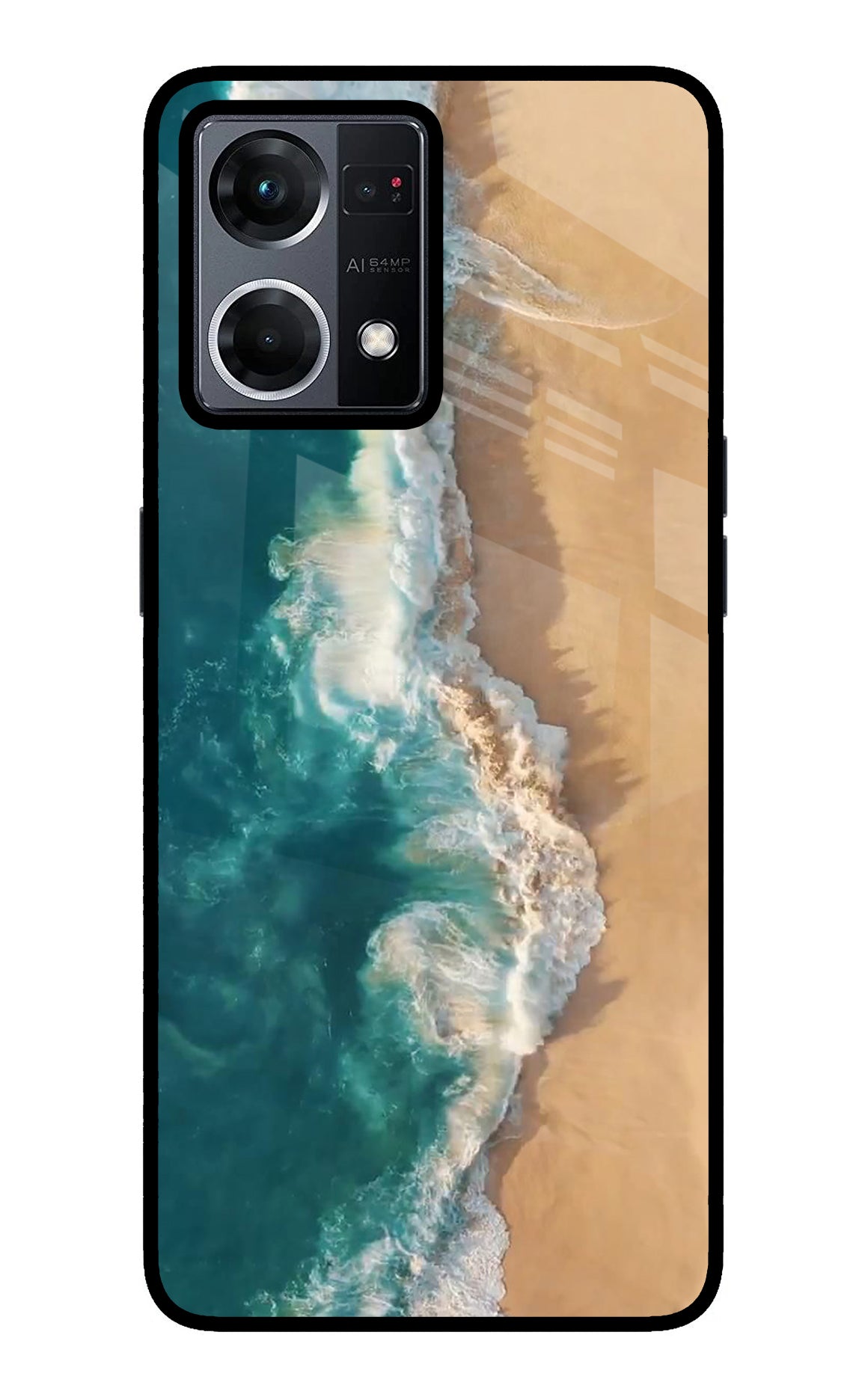 Ocean Beach Oppo F21 Pro 4G Glass Case