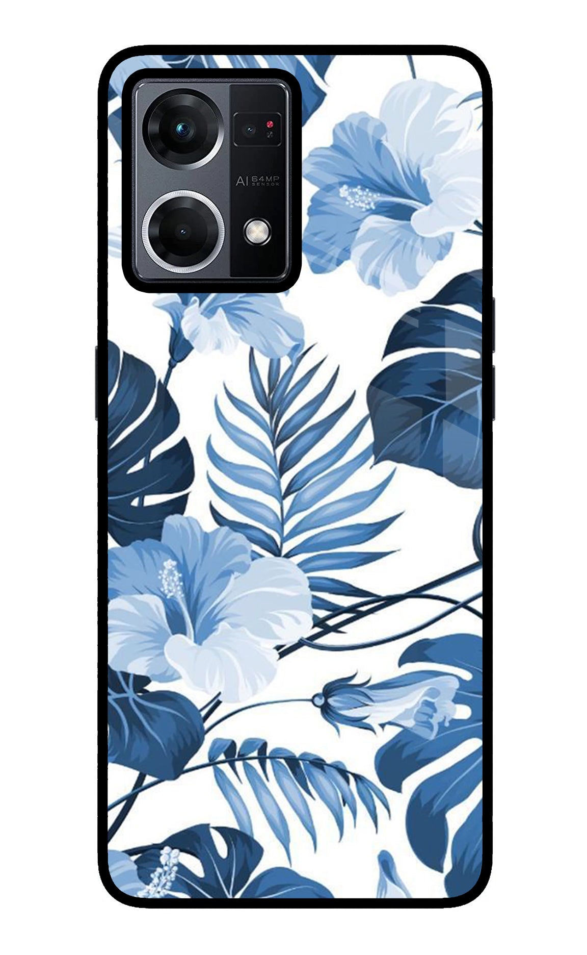 Fabric Art Oppo F21 Pro 4G Glass Case