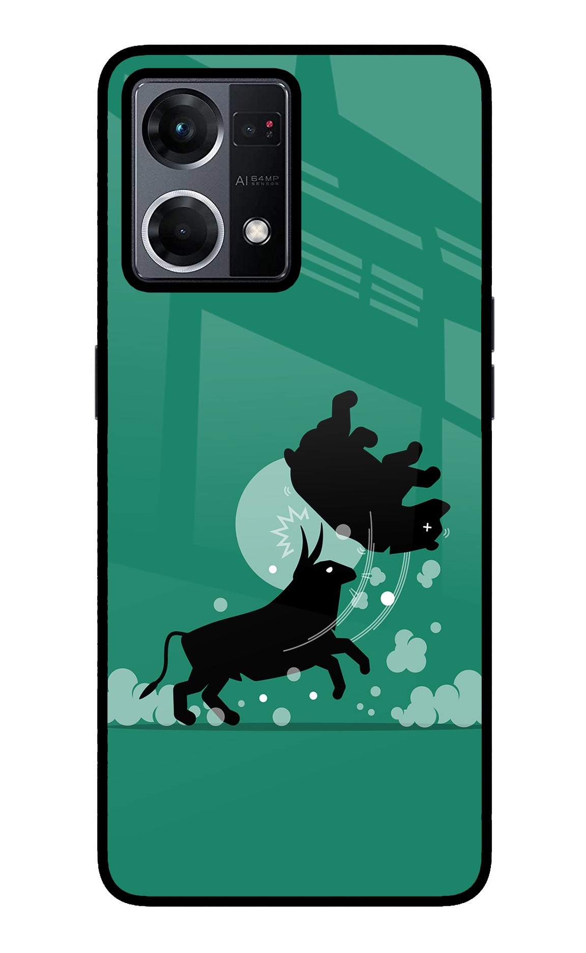 Bull Conqueror Oppo F21 Pro 4G Glass Case