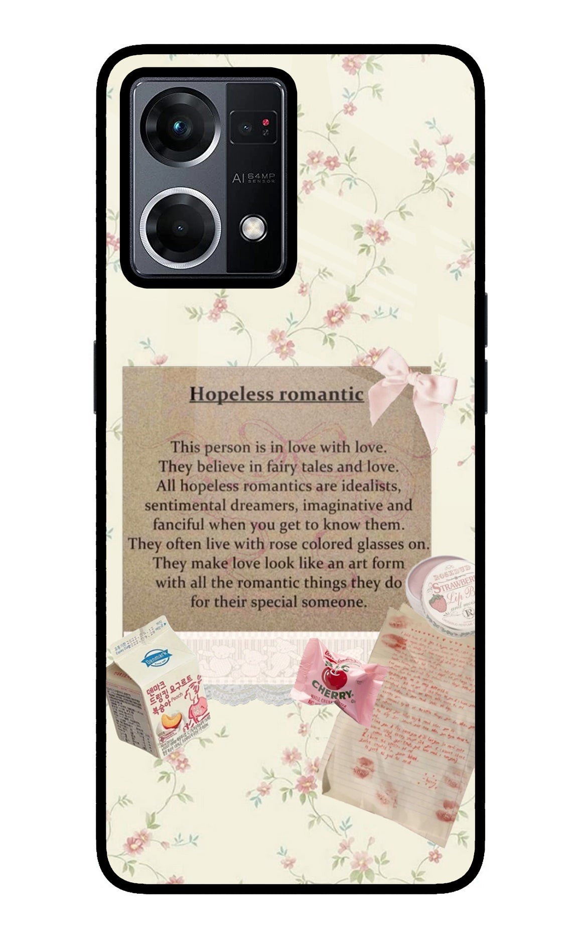 Hopeless Romantic Oppo F21 Pro 4G Glass Case