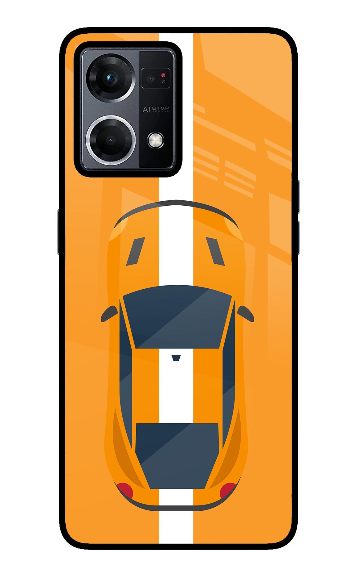 Highway Pursuit Oppo F21 Pro 4G Glass Case