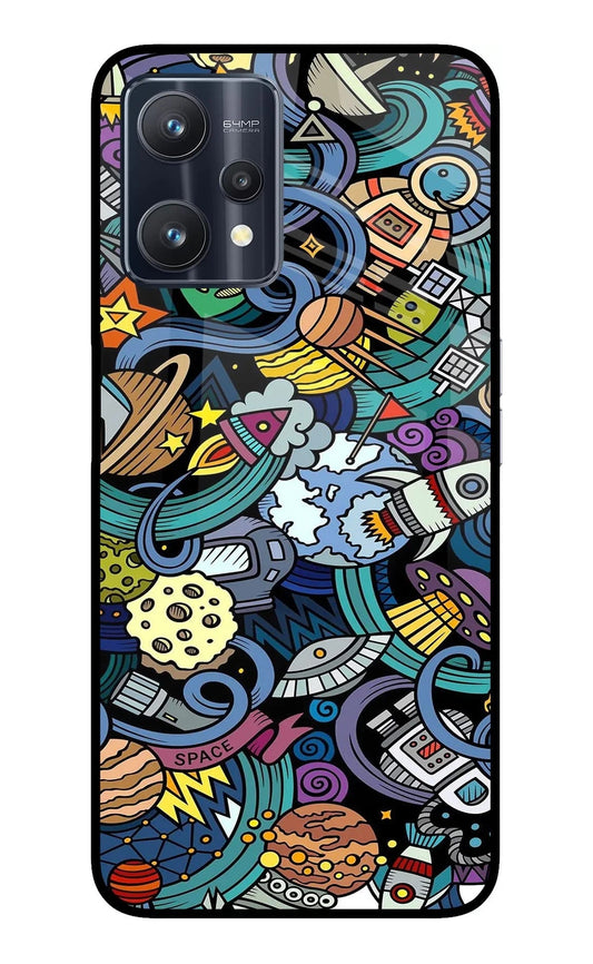Space Abstract Realme 9 Pro 5G Glass Case