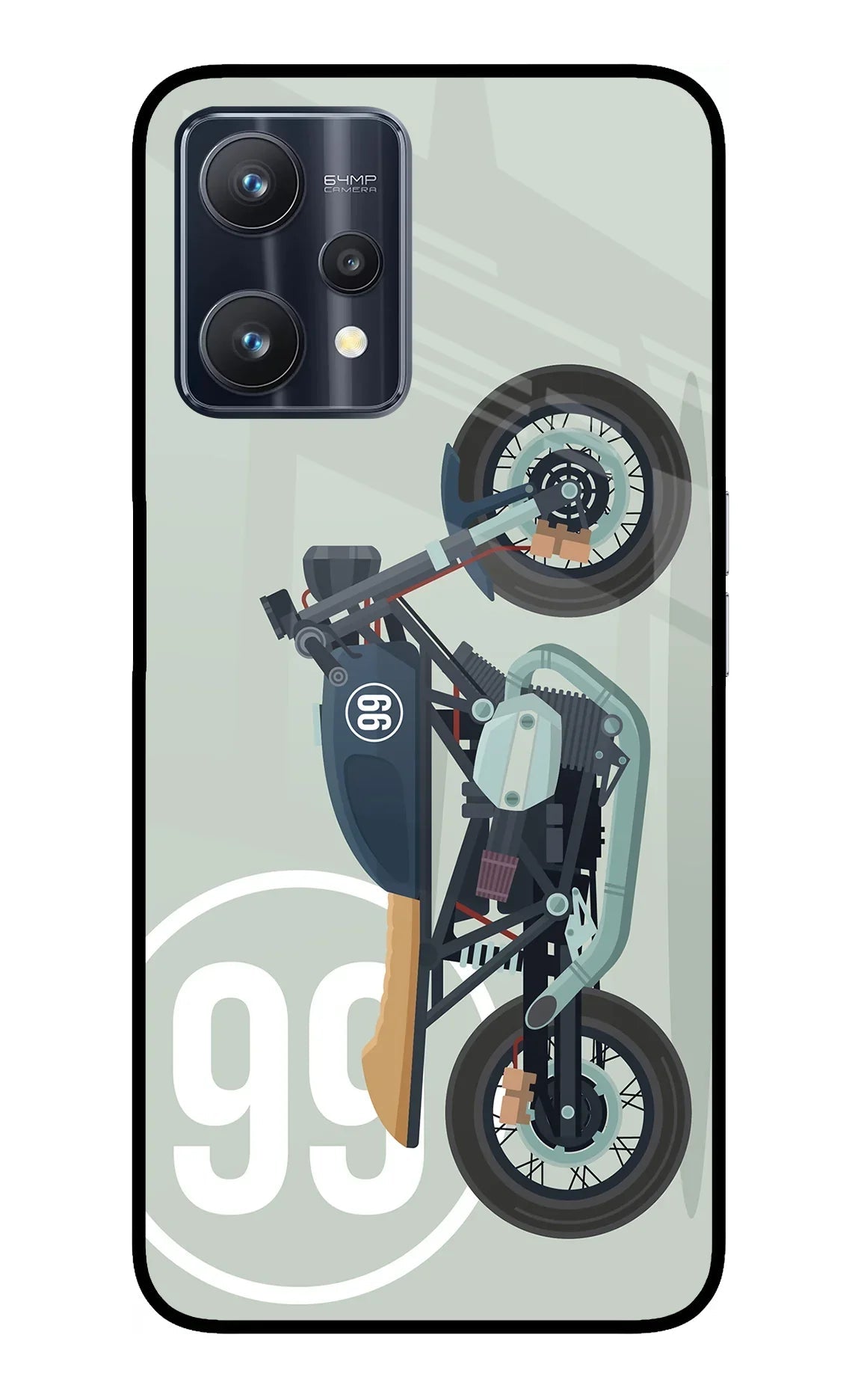 Classic Cafe Racer 99 Realme 9 Pro 5G Glass Case