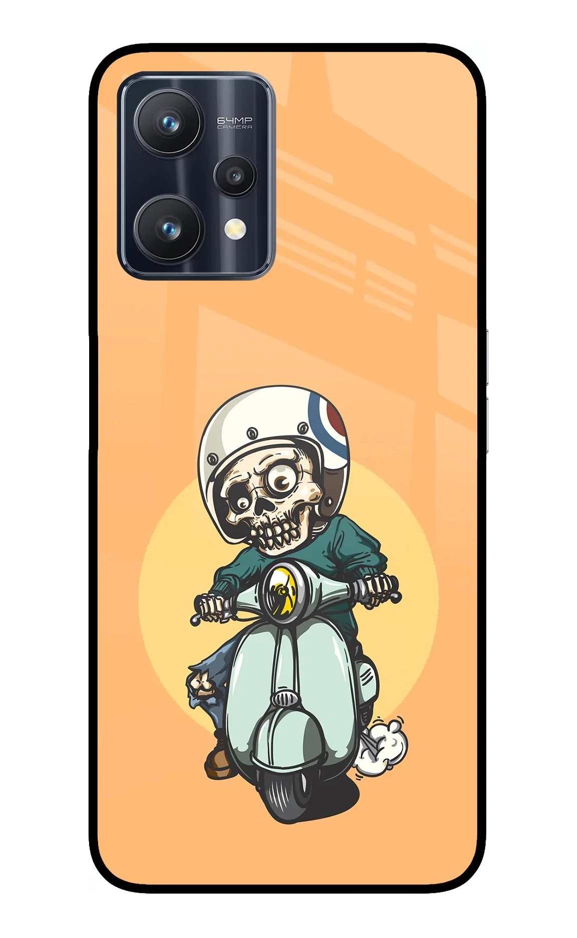 Undead Biker Realme 9 Pro 5G Glass Case