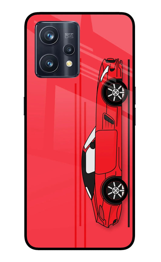 Red Velocity Realme 9 Pro+ 5G Glass Case