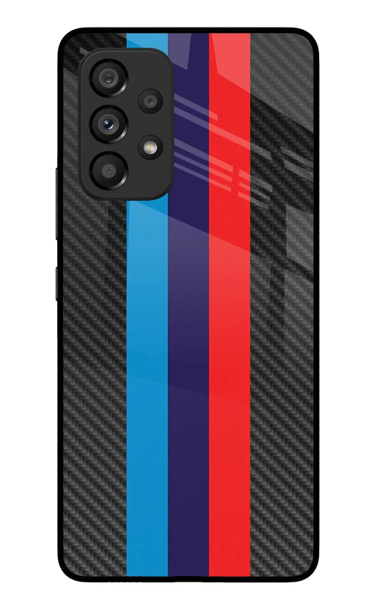 BMW Stripes Pattern Samsung A53 5G Back Cover