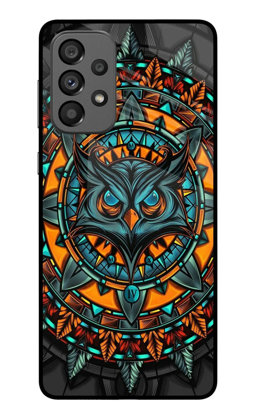Angry Owl Art Samsung A73 5G Back Cover