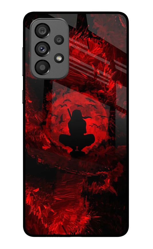 Itachi Uchiha Samsung A73 5G Glass Case