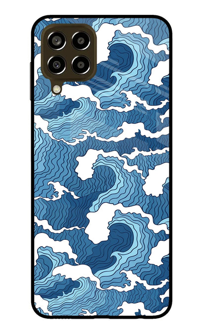 Blue Waves Samsung M33 5G Back Cover