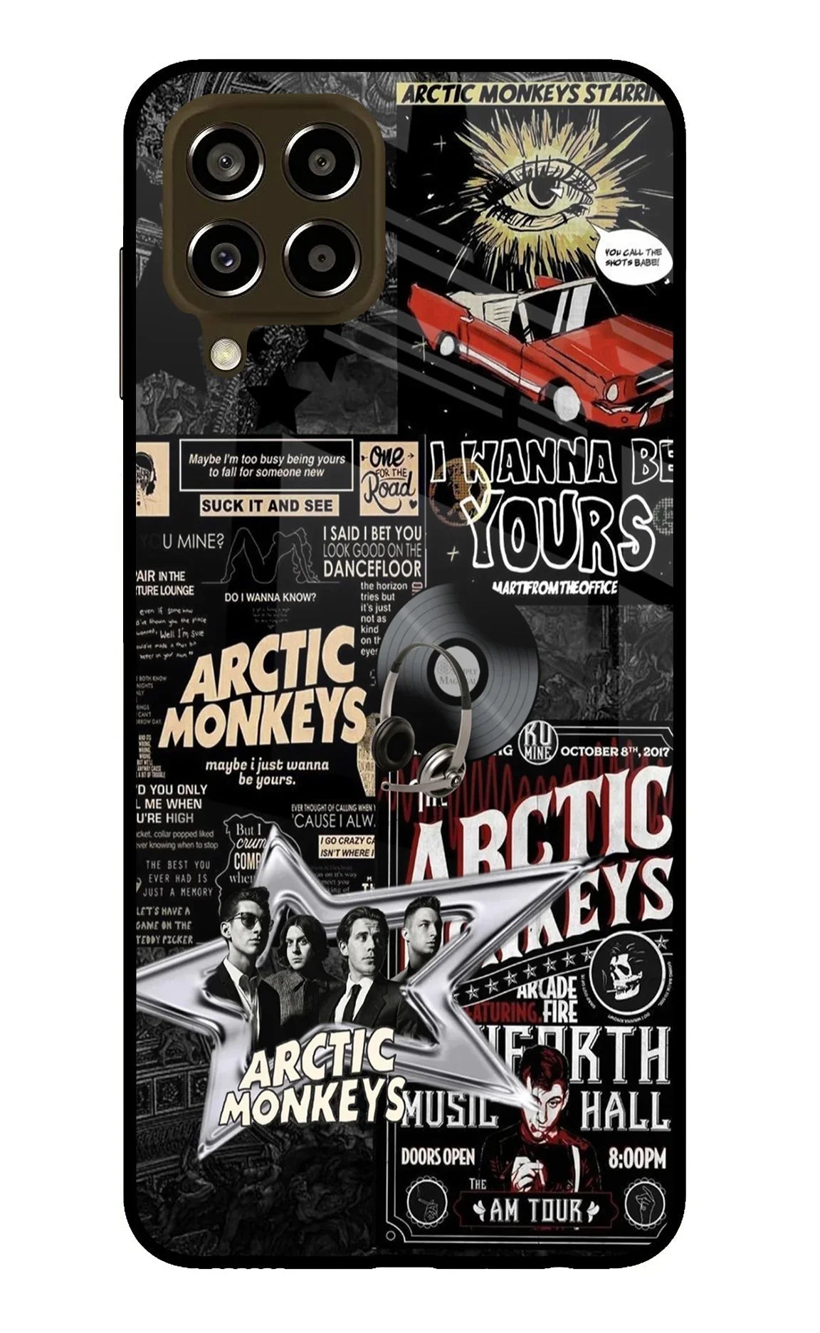 Arctic Monkeys Samsung M33 5G Glass Case