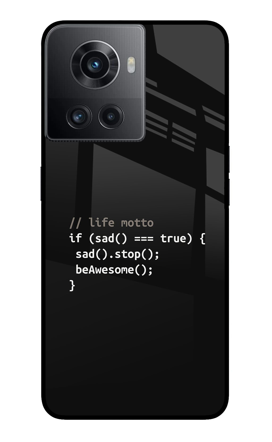 Life Motto Code OnePlus 10R 5G Back Cover
