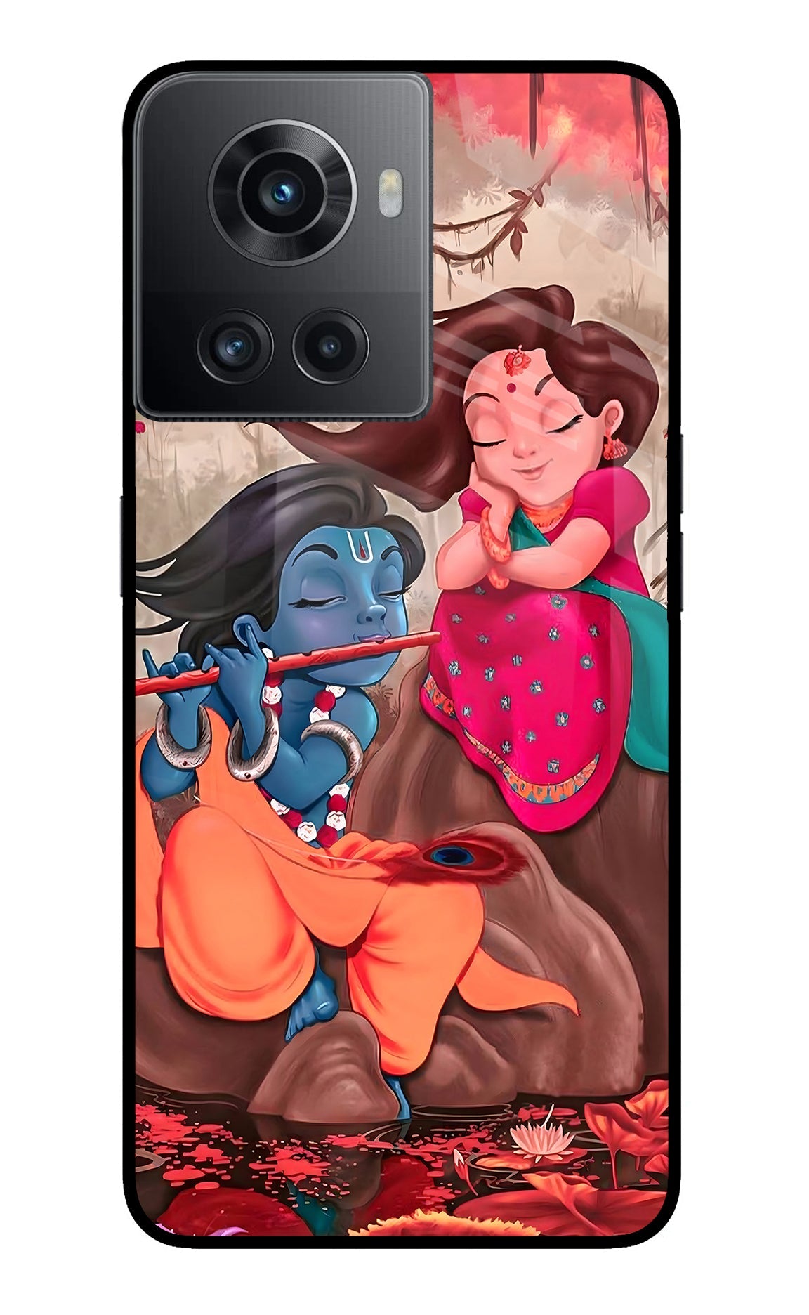 Radhe Krishna OnePlus 10R 5G Back Cover