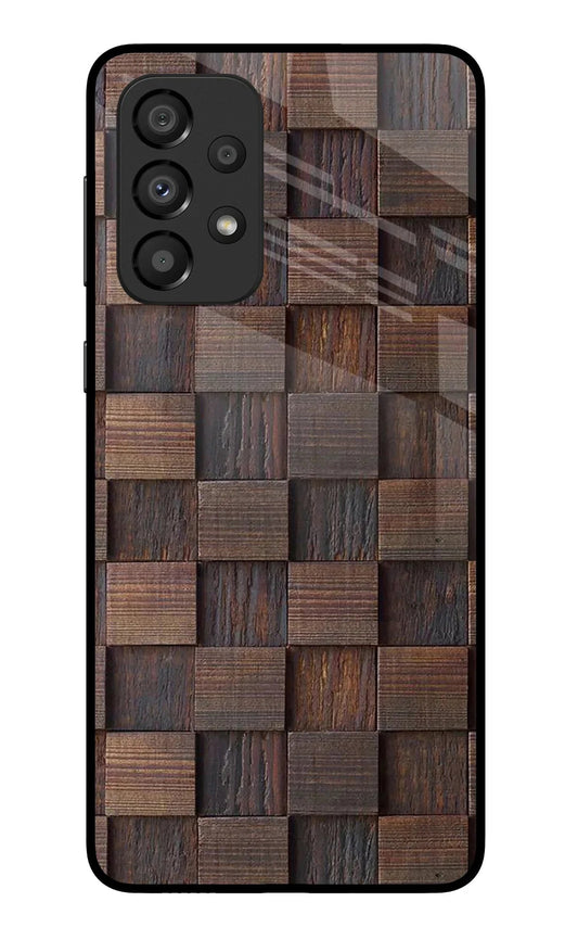 Wooden Cube Design Samsung A33 5G Back Cover