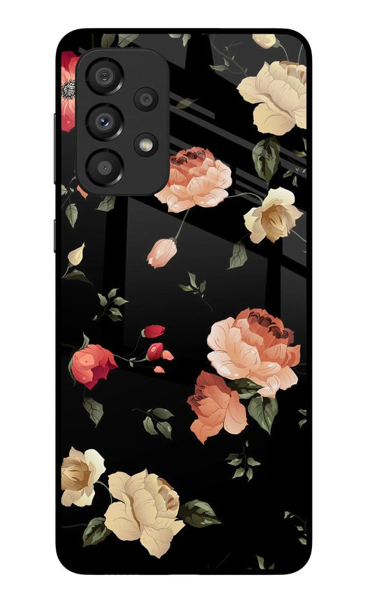 Flowers Samsung A33 5G Glass Case