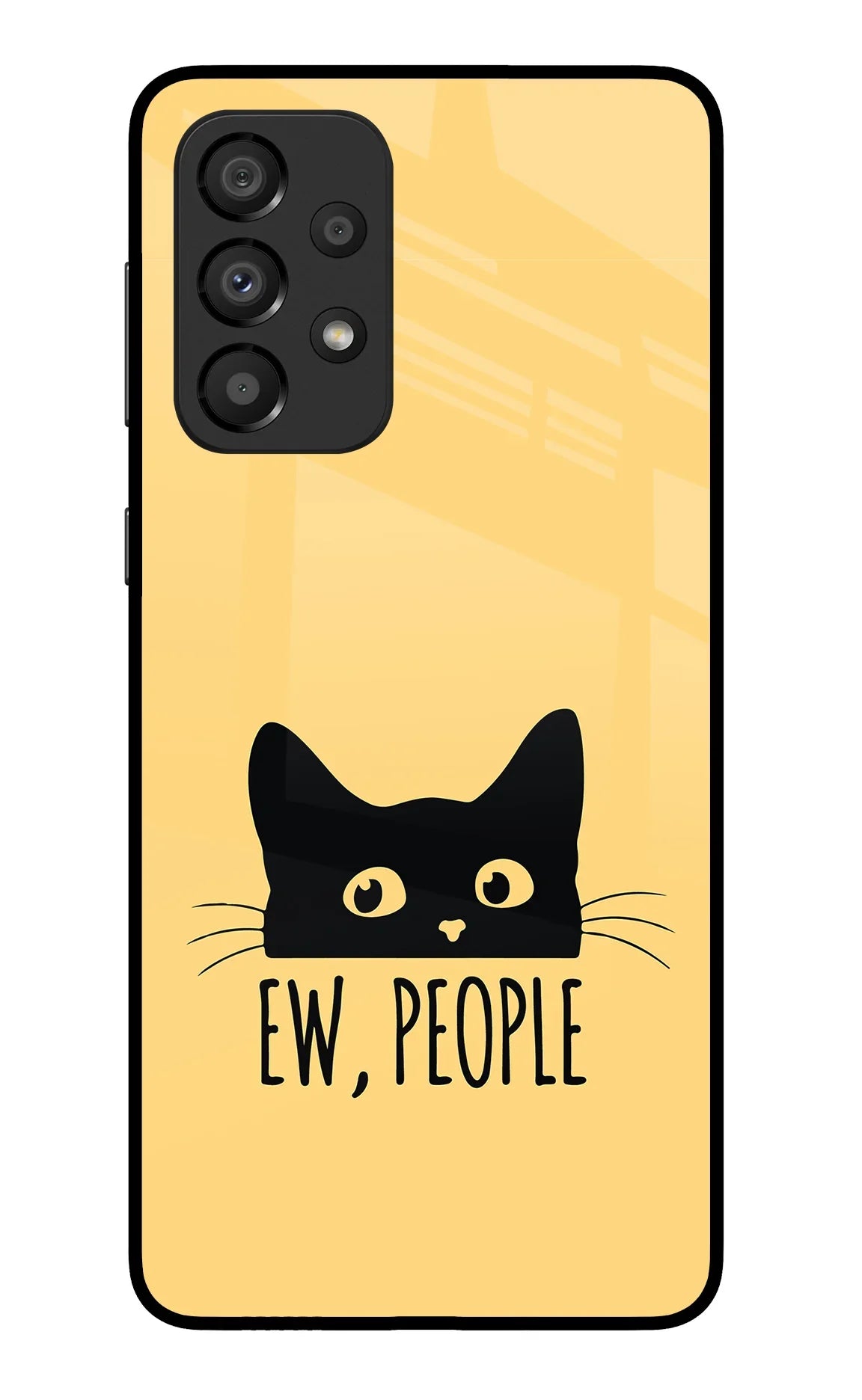 Ew People Catitude Samsung A33 5G Glass Case