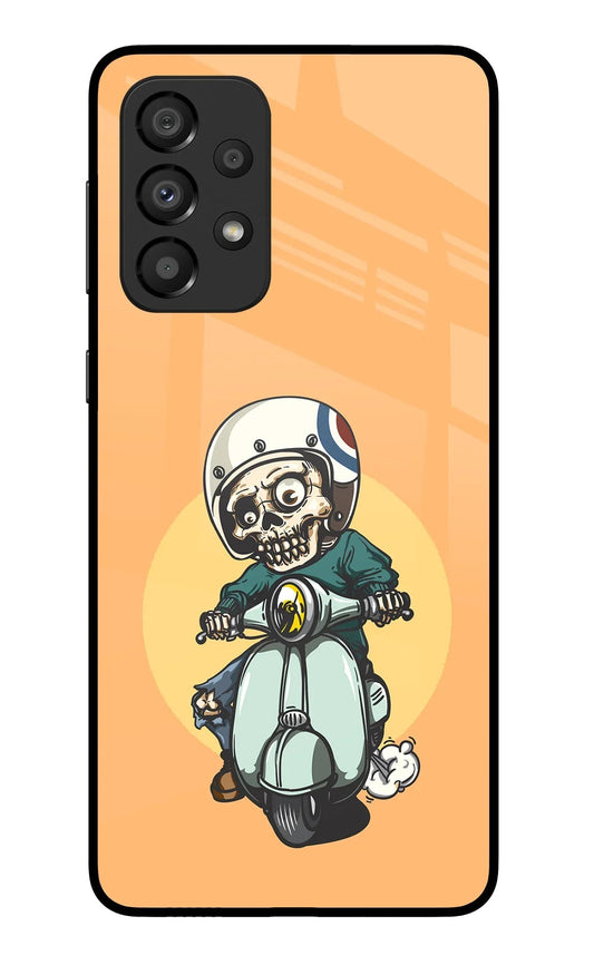 Undead Biker Samsung A33 5G Glass Case
