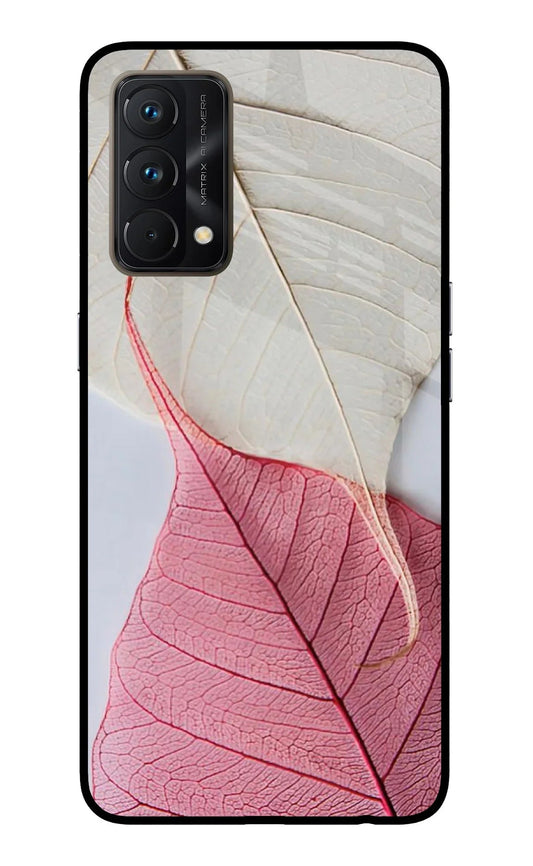 White Pink Leaf Realme GT Master Edition Back Cover