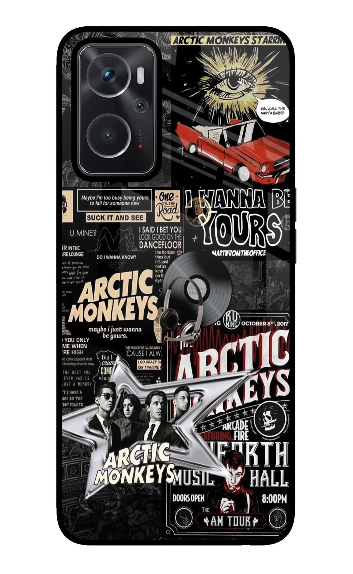 Arctic Monkeys Oppo K10 4G Glass Case