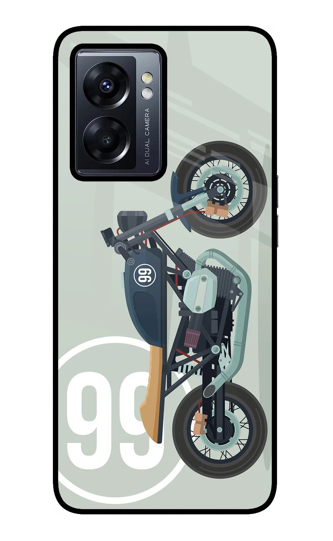 Classic Cafe Racer 99 Oppo K10 5G Back Cover