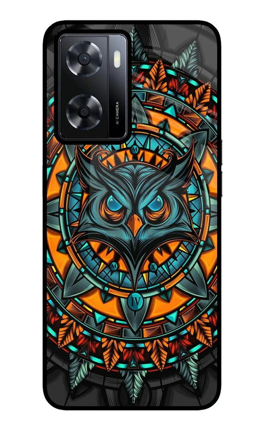Angry Owl Art Oppo A57 2022 Back Cover