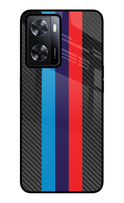 BMW Stripes Pattern Oppo A57 2022 Back Cover