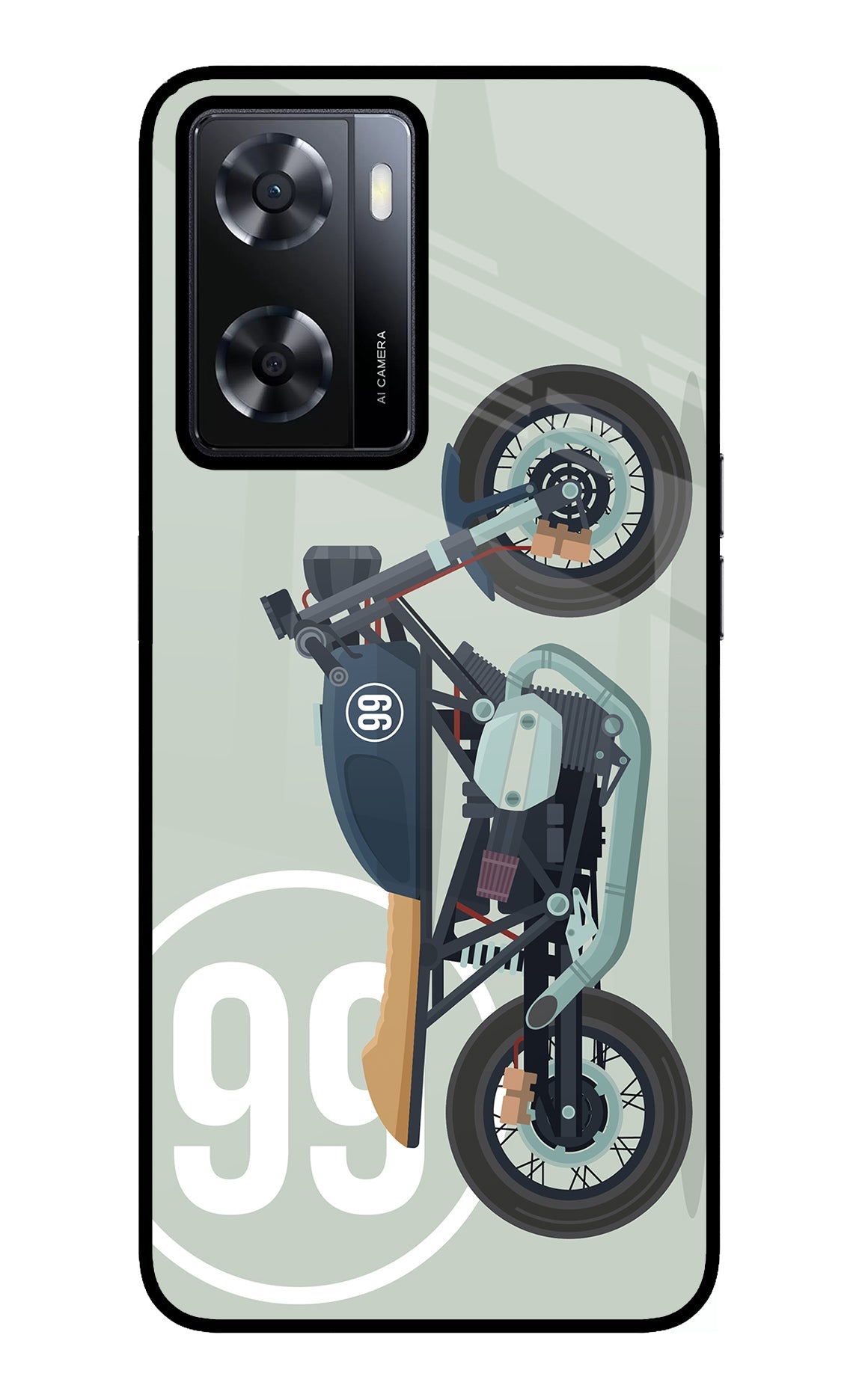 Classic Cafe Racer 99 Oppo A57 2022 Back Cover