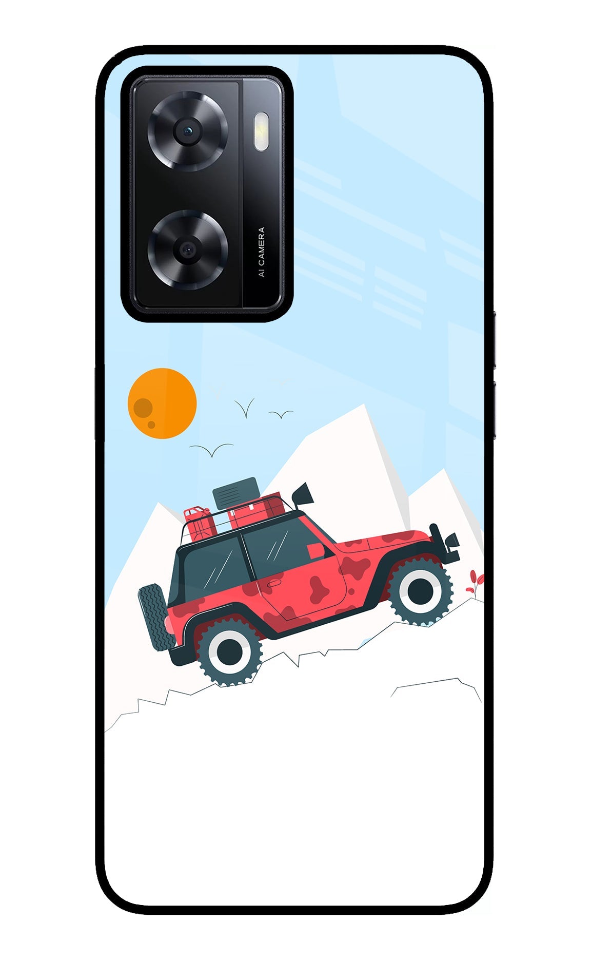 Mountain Trail Beast Oppo A57 2022 Glass Case
