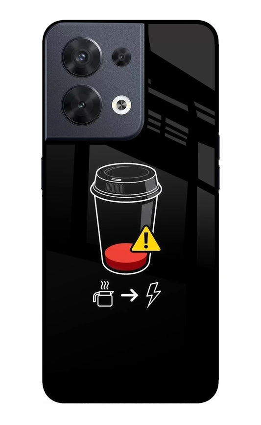 Coffee Oppo Reno8 Back Cover