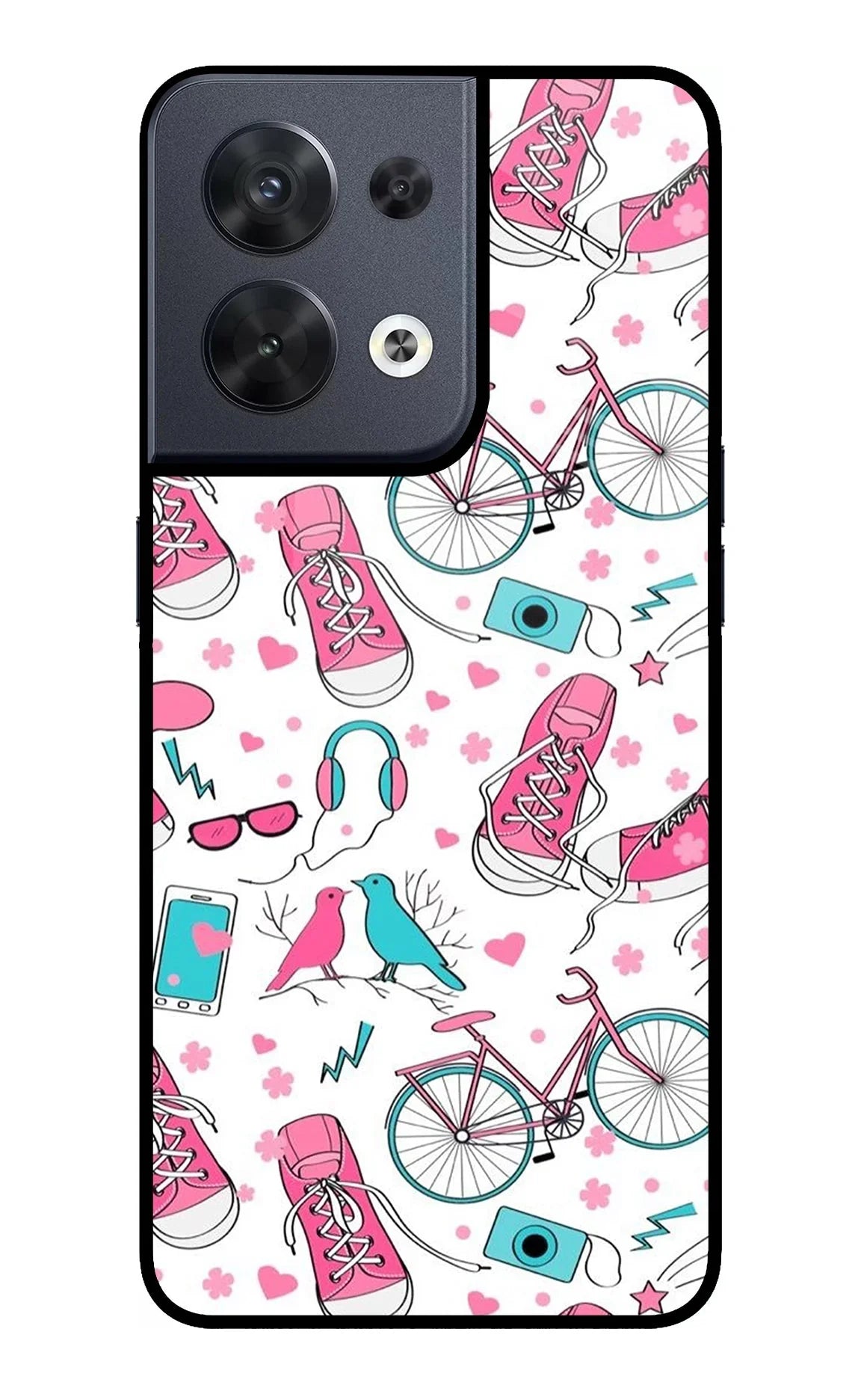 Artwork Oppo Reno8 Glass Case