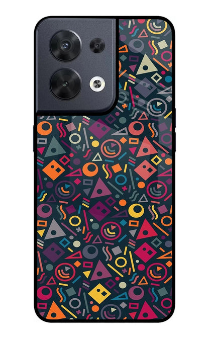 Geometric Abstract Oppo Reno8 Back Cover