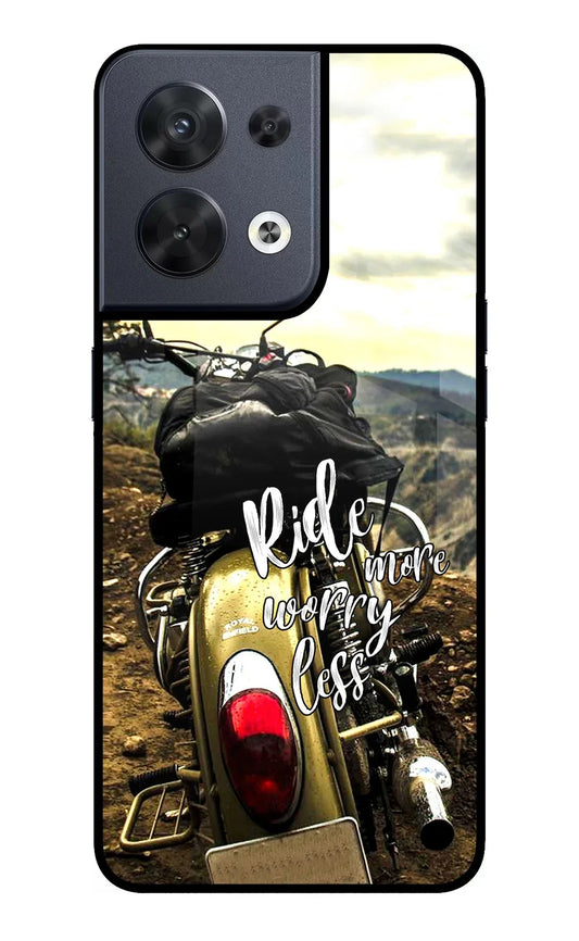 Ride More Worry Less Oppo Reno8 Back Cover