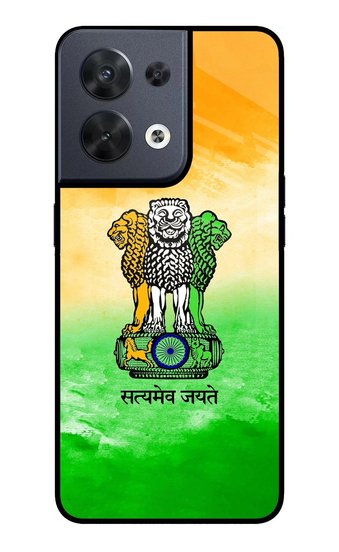 Satyamev Jayate Flag Oppo Reno8 Back Cover