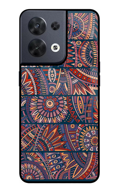 African Culture Design Oppo Reno8 Back Cover